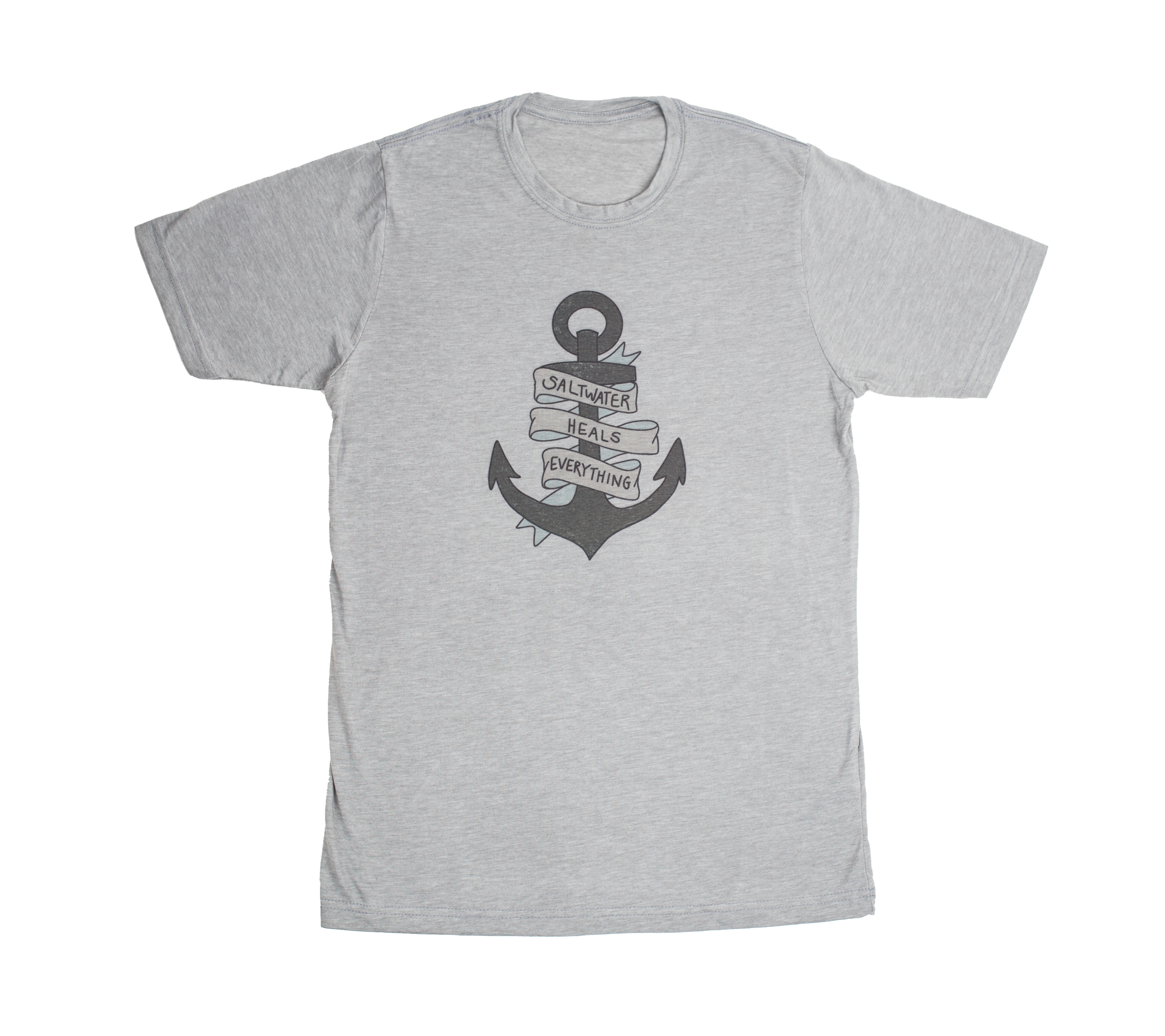 Nautical Unisex Tees – Coral Anchor RI