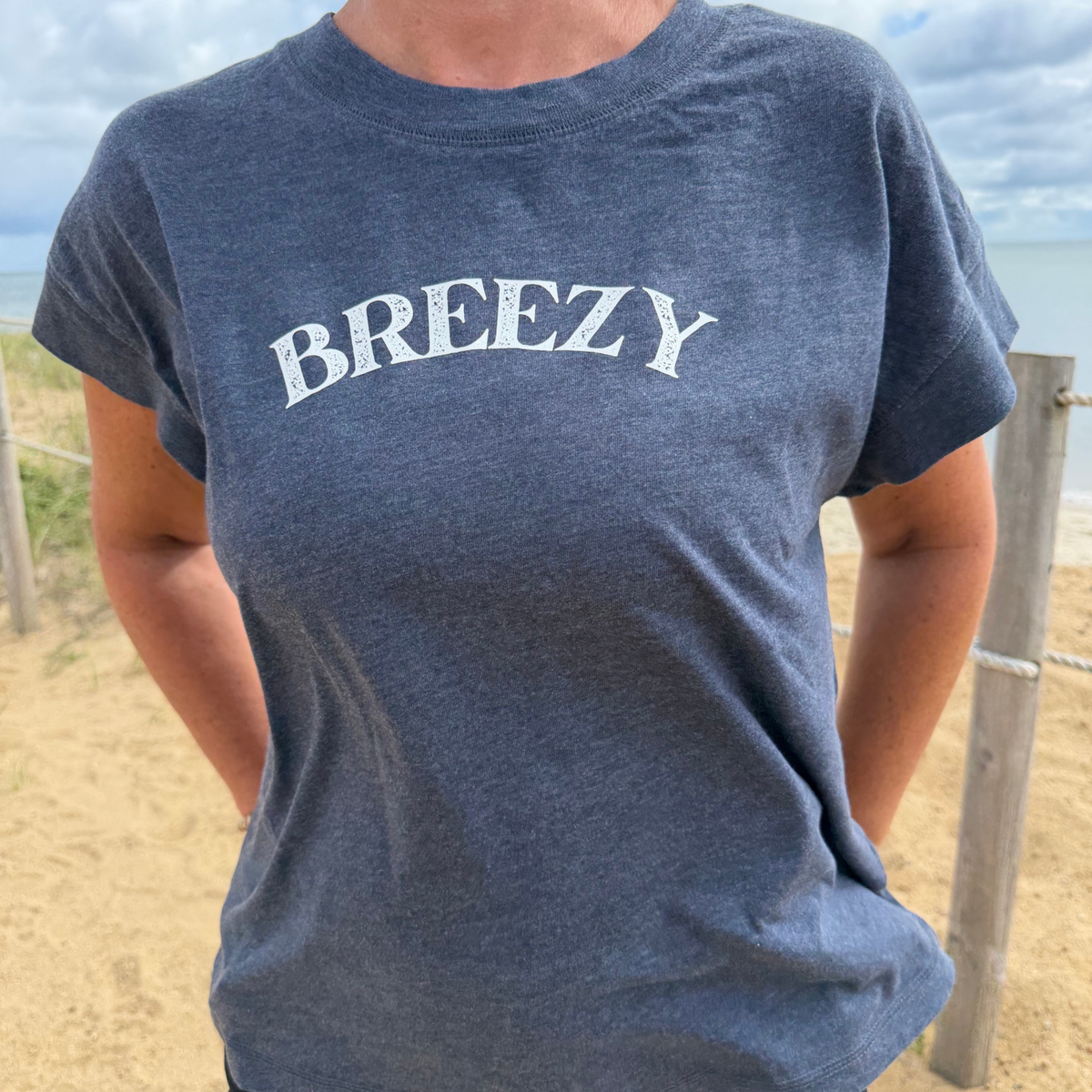 Breezy Women’s Vintage Wash Coastal T-Shirt