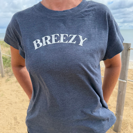 Breezy Women’s Vintage Wash Coastal T-Shirt