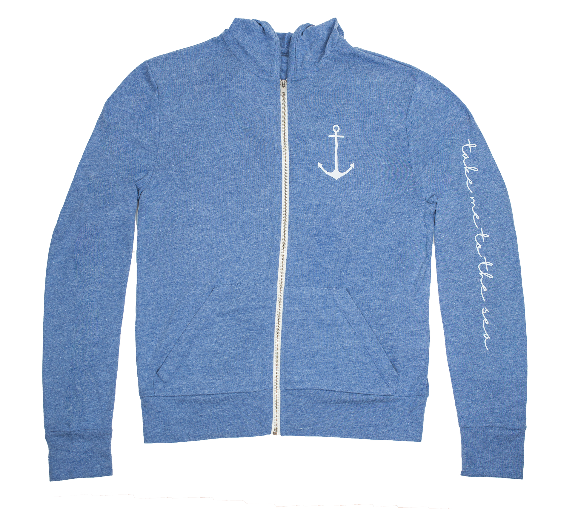 Lightweight Take Me to the Sea Full Zip Hoodie