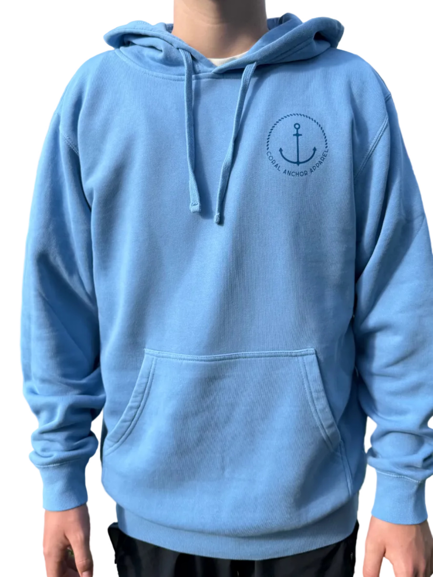 If Lost Return to the Sea Hoodie | Pigment Slate Blue Coastal Sweatshirt