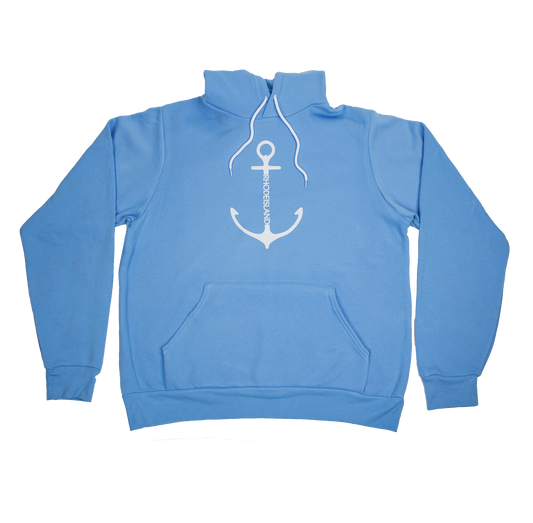 Rhode Island Anchor Light Blue Hoodie
