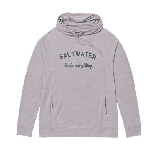 Saltwater Heals Everything Women’s Funnel Neck