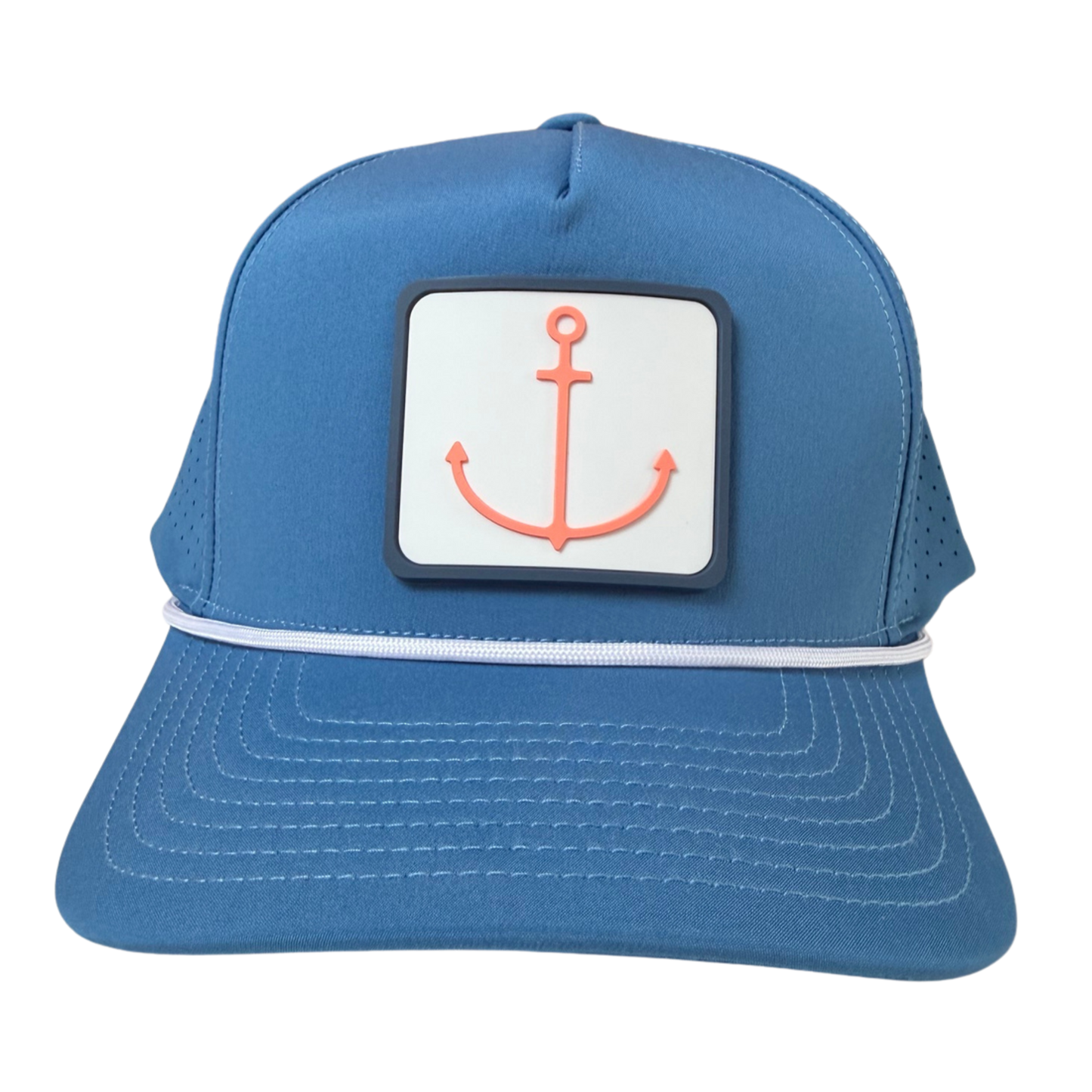 Coral Anchor Performance Rope Hat – Ocean Blue