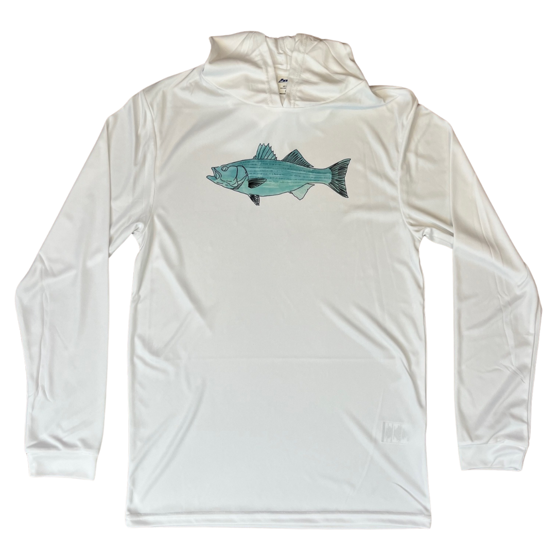 Striper Hooded UPF Shirt