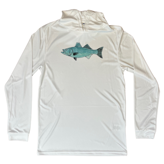 Striper Hooded UPF Shirt